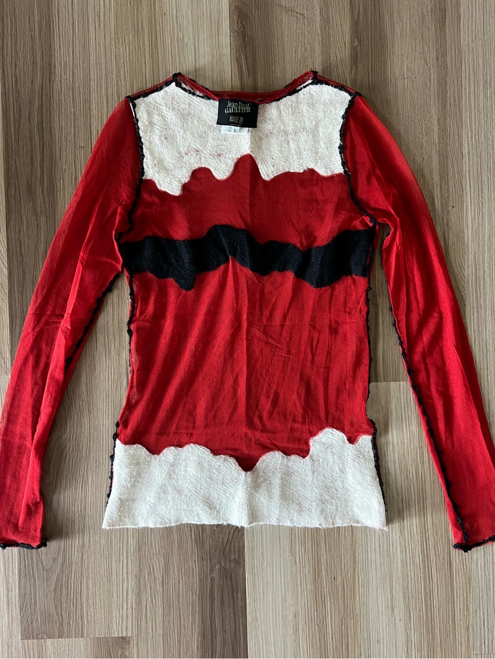 1990s Jean Paul Gaultier Mesh Top Vintage